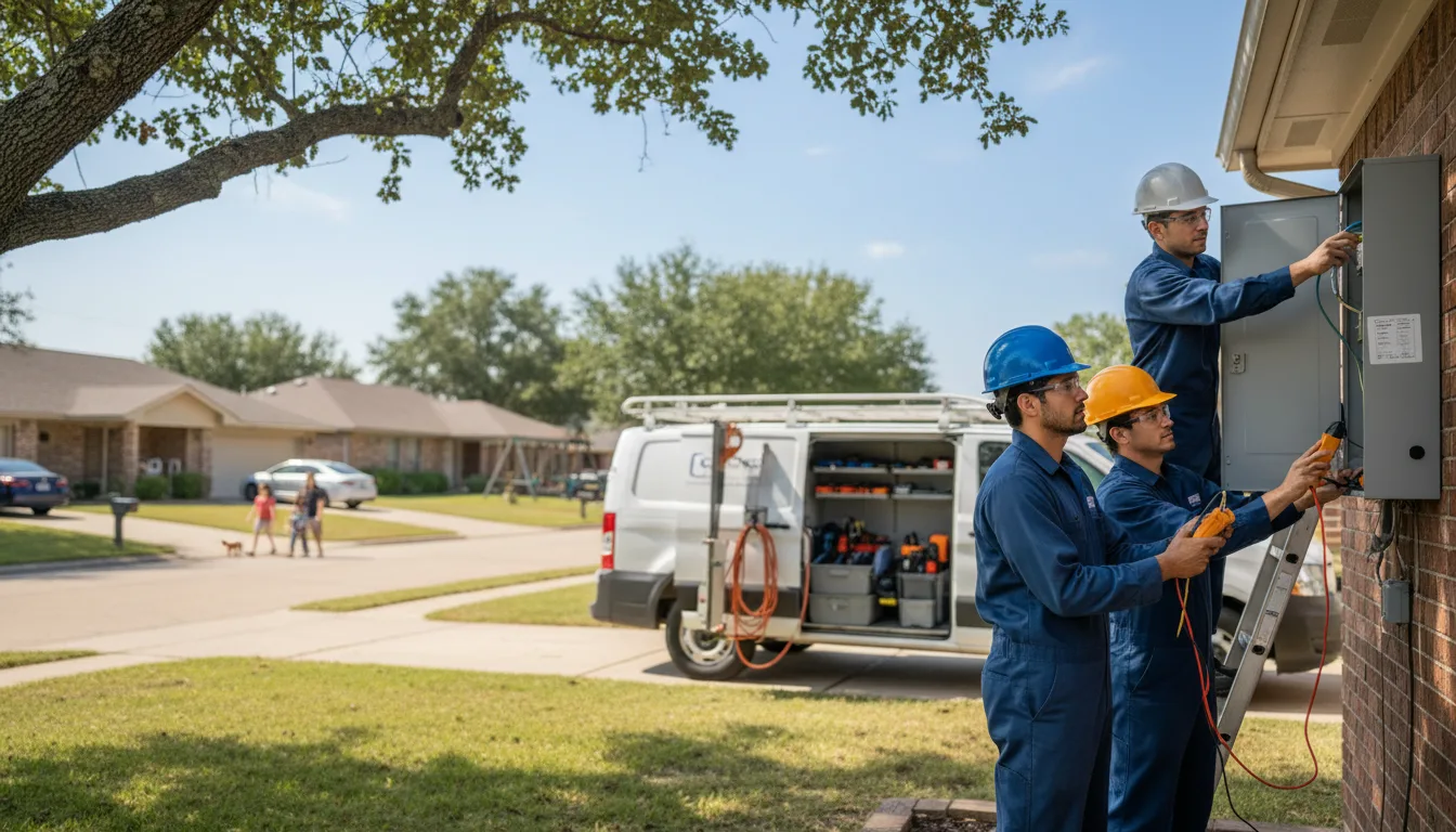 Certified electrician providing emergency electrical services in Wells, MI